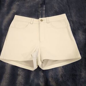 White leather Boken shorts size 1 (or size small)